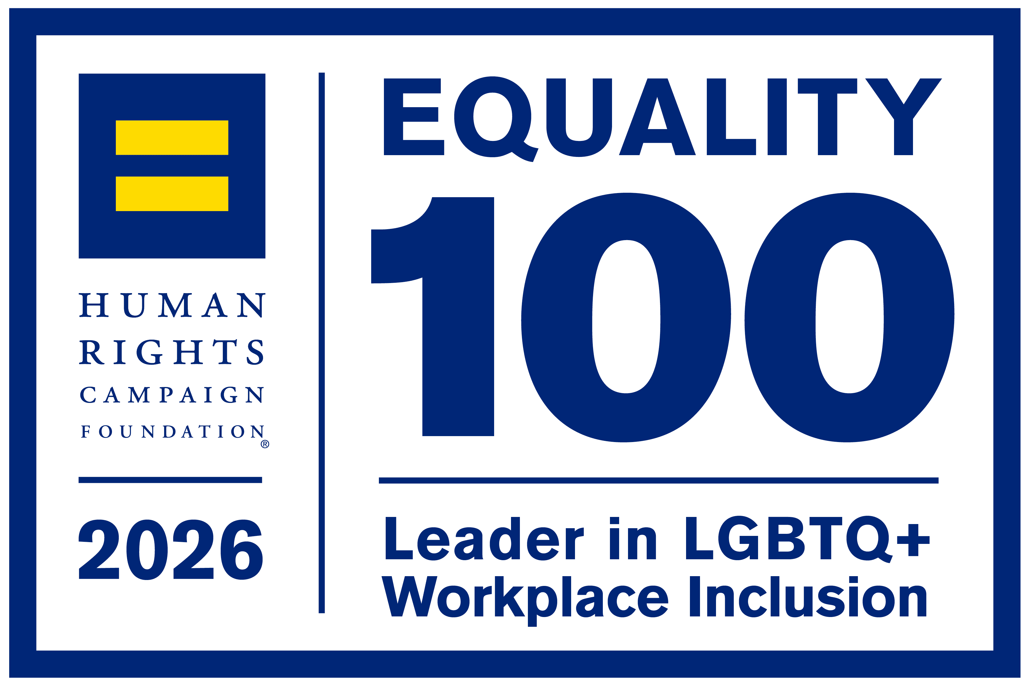 Epic scored 100 on the 2026 Corporate Equality Index